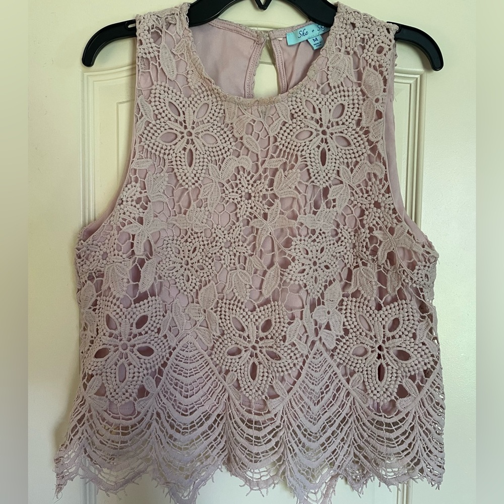 Baby Pink Two Piece Set
